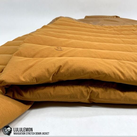 LULULEMON NAVIGATION STRETCH DOWN PUFFER JACKET IN SPICED BRONZE WOMEN’S SIZE 8 - Picture 11 of 16